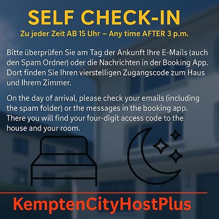 Kemptencityhostplus-Unterkunft Charme Im Denkmal Bagian luar foto